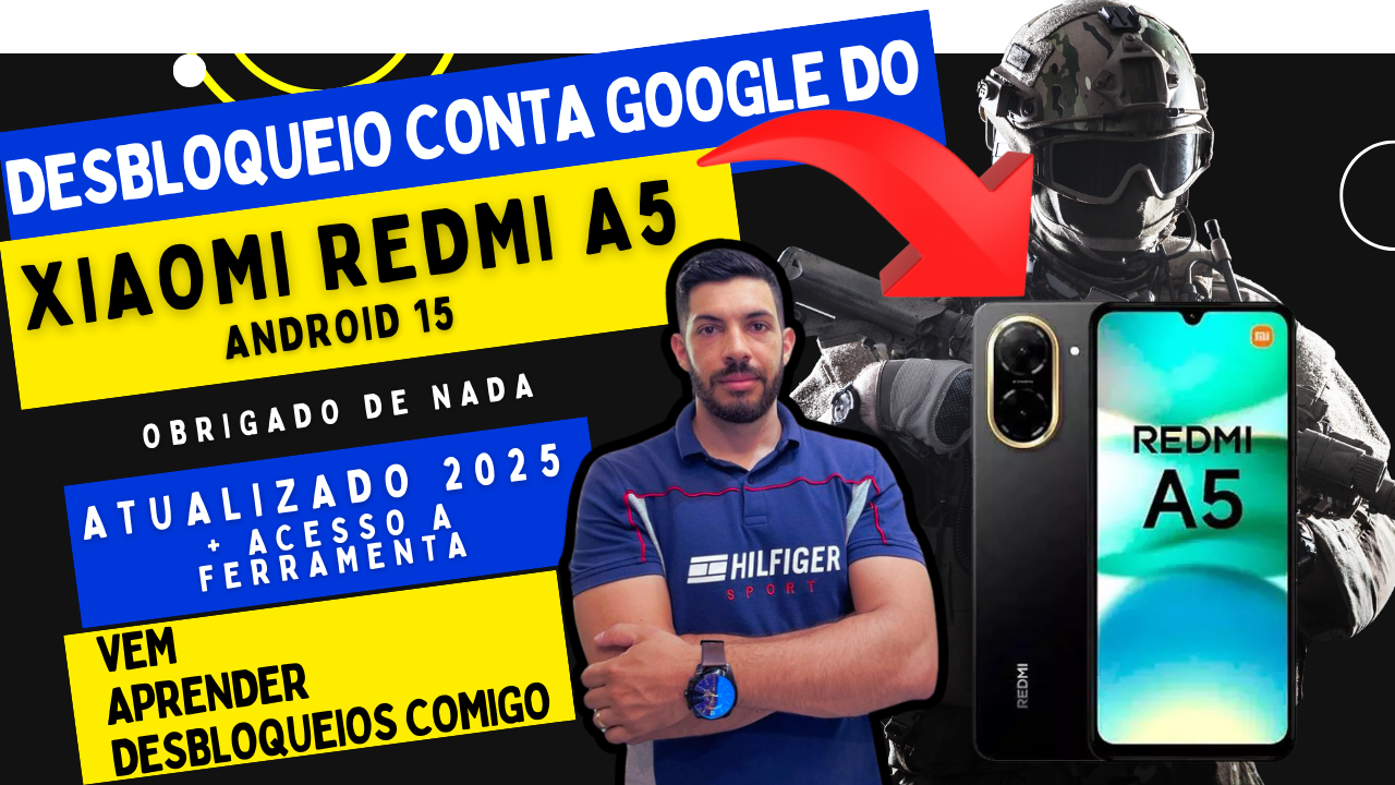 conta google xiaomi redmi a5