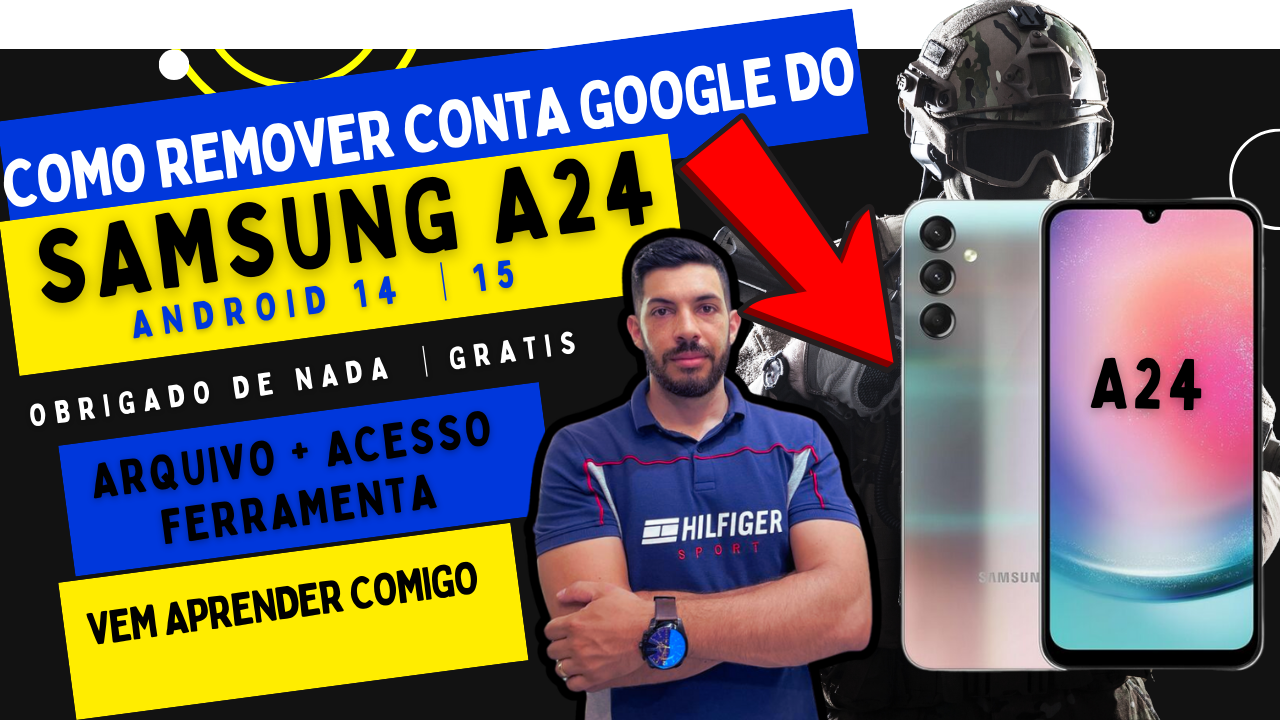 samsung a24 conta google android 15
