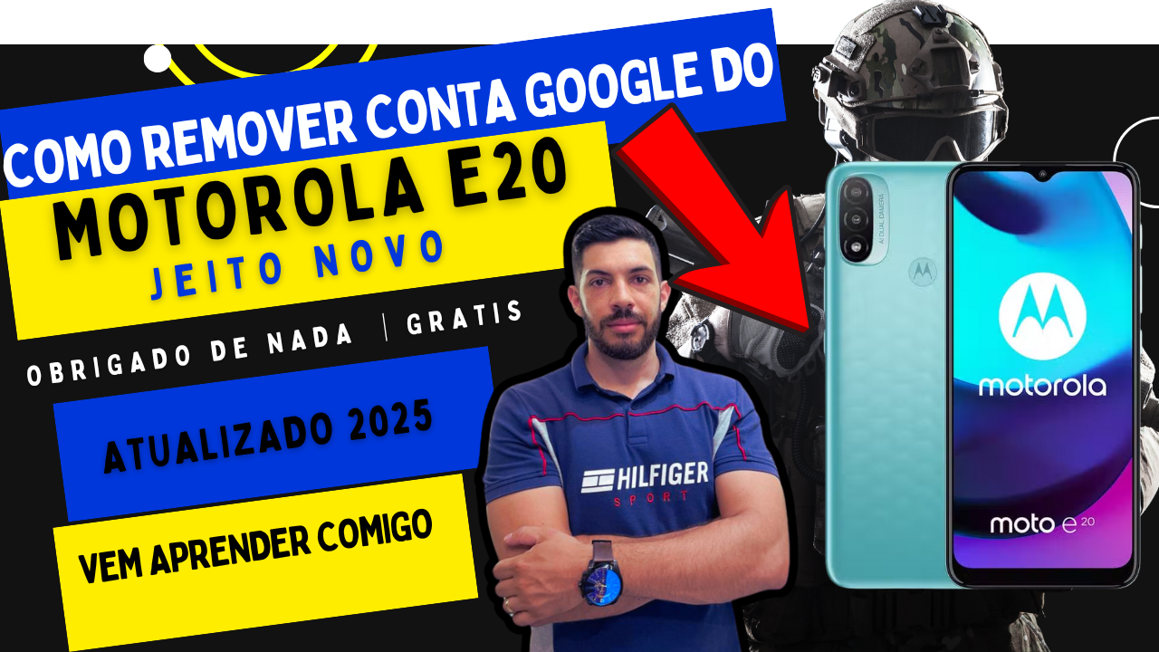 motorola e20 conta google