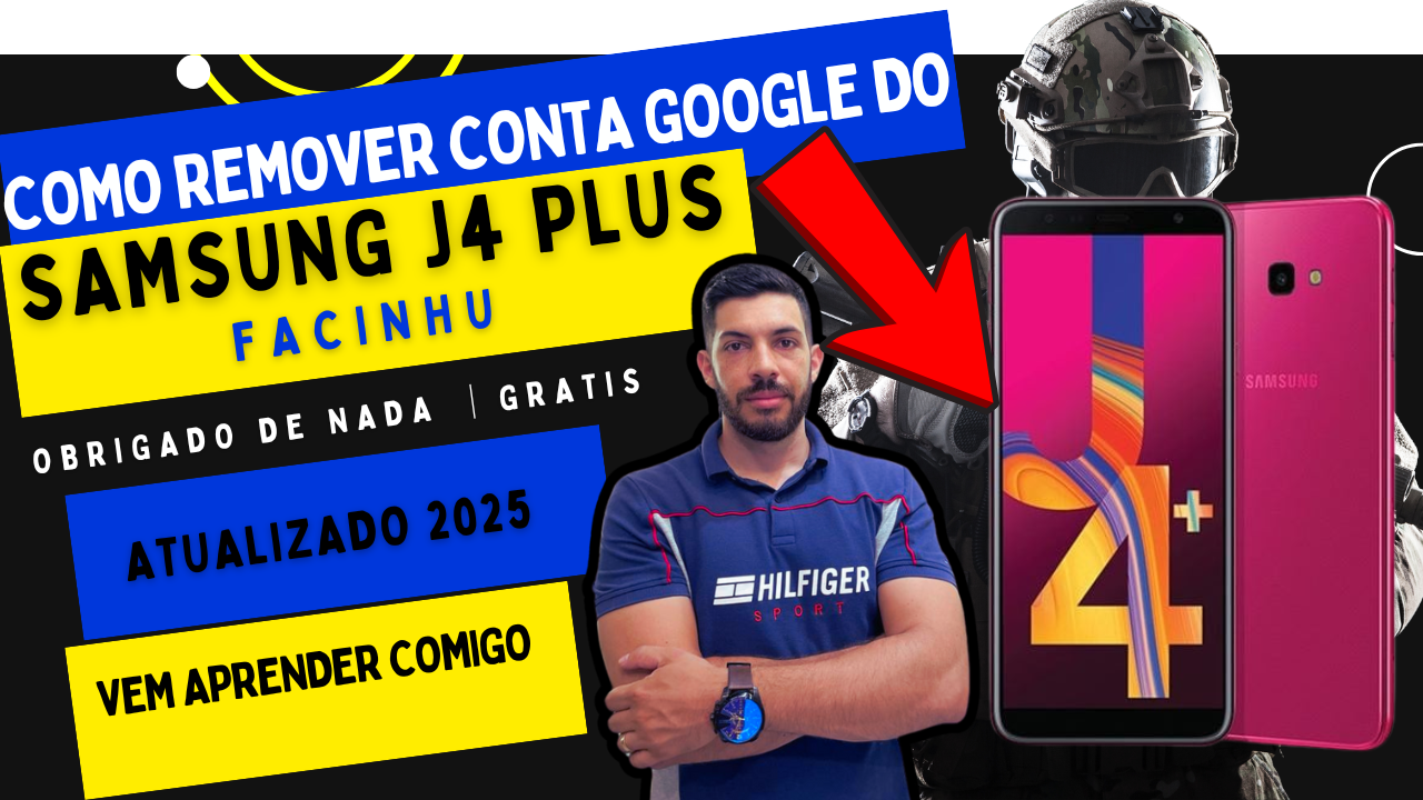 conta google samsung j4 plus