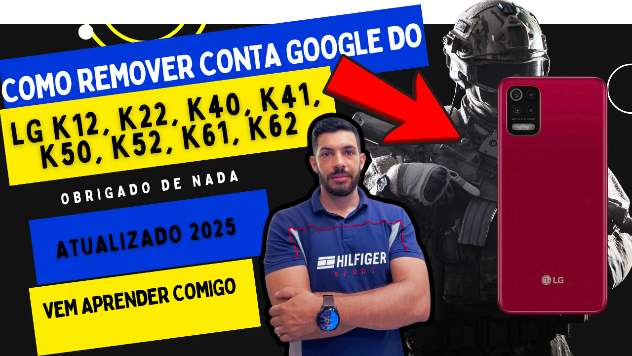 remover conta google lg