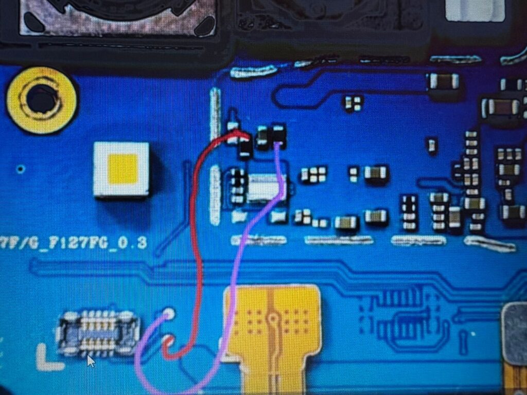 samsung a12 falha no botao power jumper