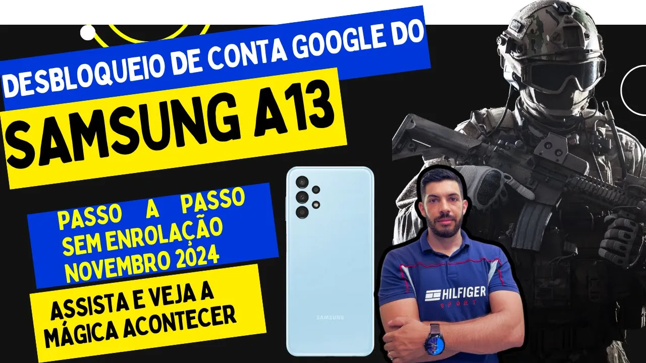 conta google samsung a13
