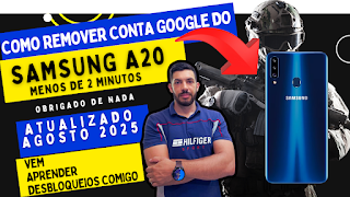 samsung a20 remover conta google
