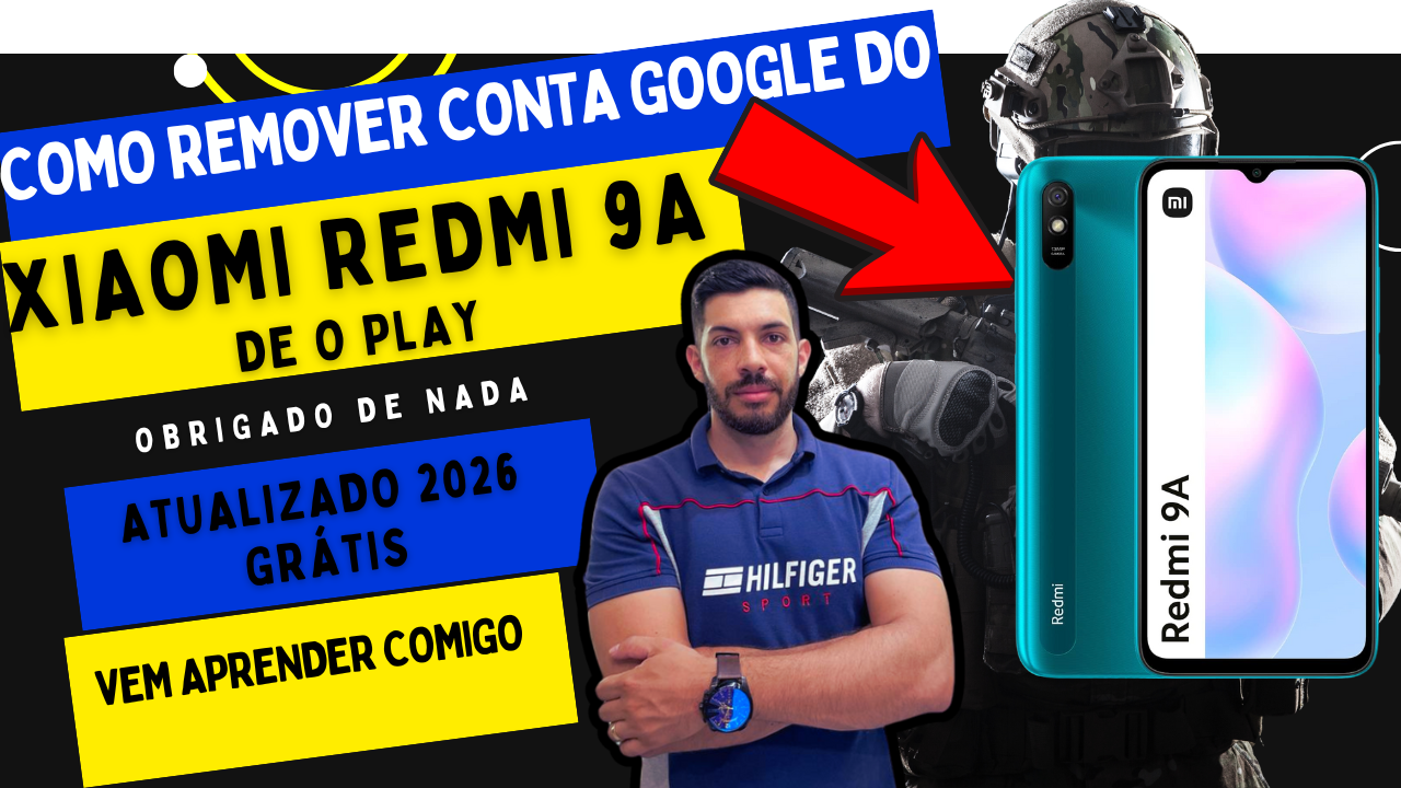 xiaomi redmi 9a remover conta google