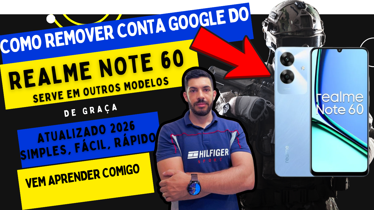 realme note 60 remover conta google frp
