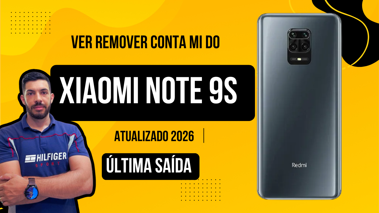 xiaomi note 9s conta mi