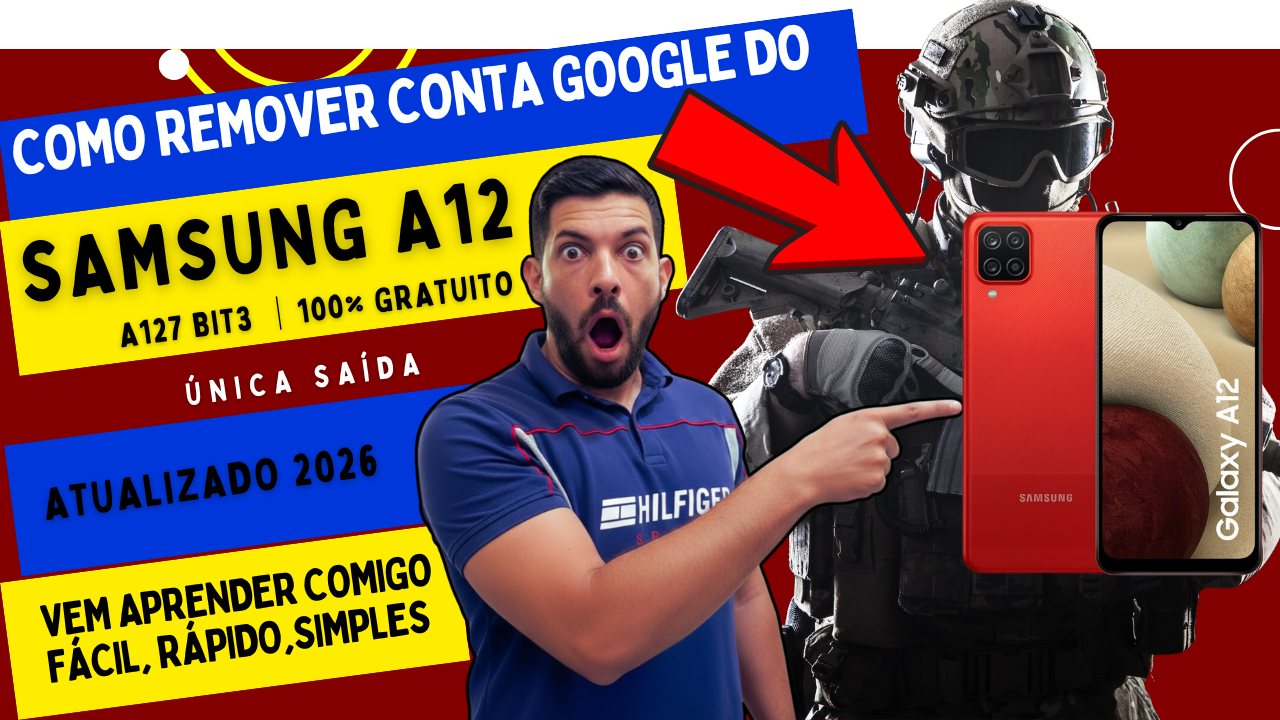 Como Desbloquear Conta Google do Samsung A12