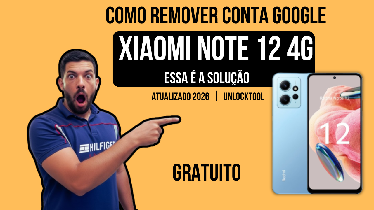 conta google xiaomi note 12 4g