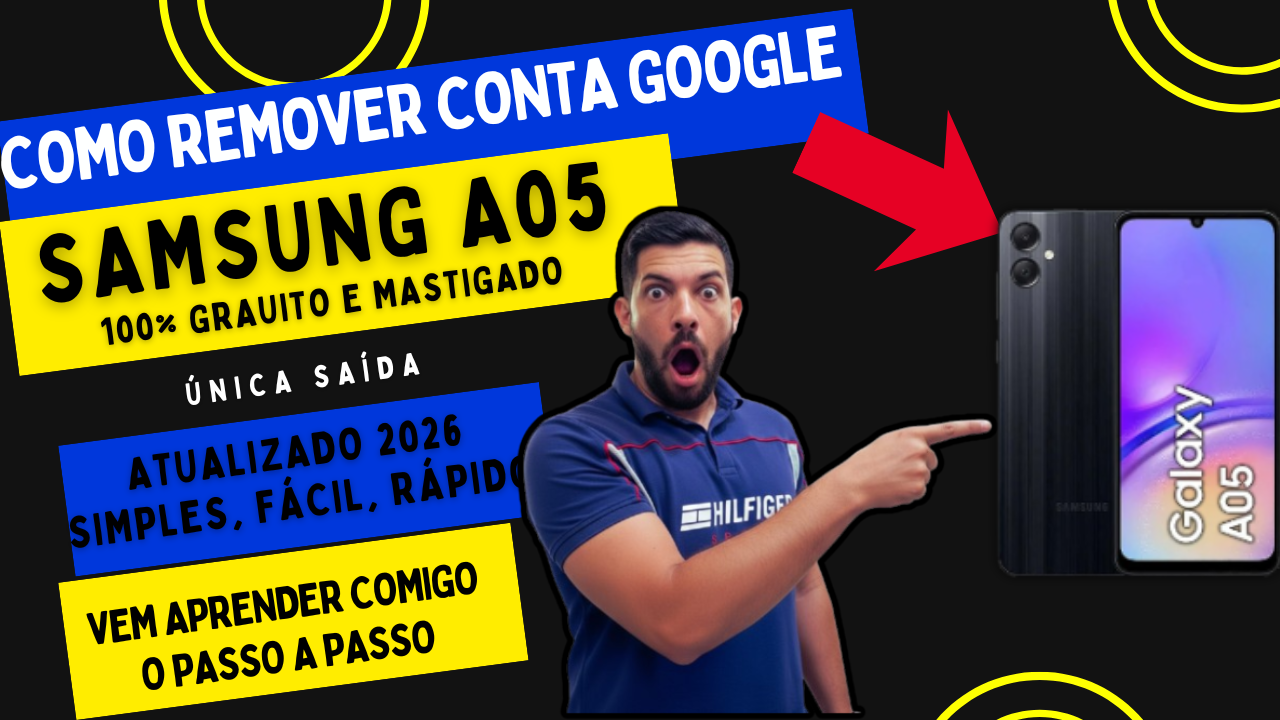 remover conta google samsung a05