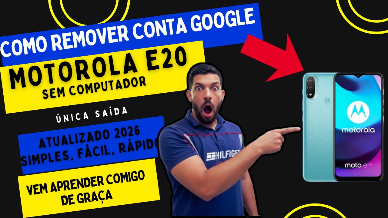 conta google motorola e20