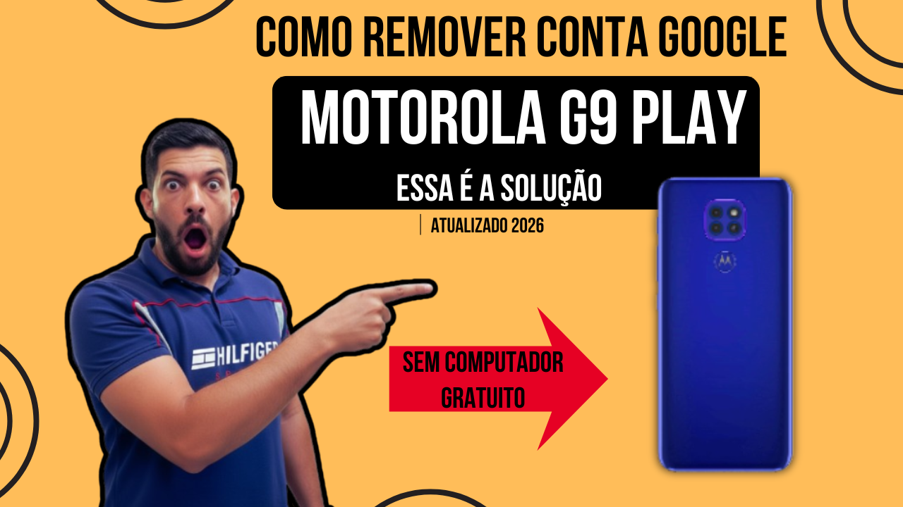Como Remover a Conta Google do Motorola G9 Play