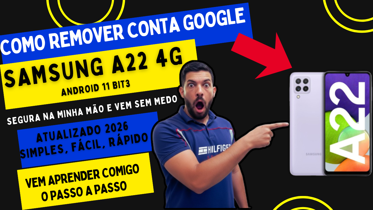 conta google samsung a22 4g
