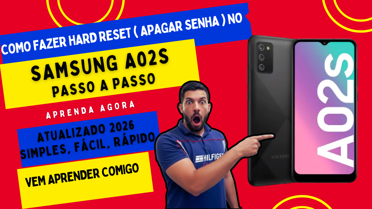 📱 Hard Reset Samsung A02s | Como Formatar e Restaurar aos Padrões de Fábrica (Passo a Passo)