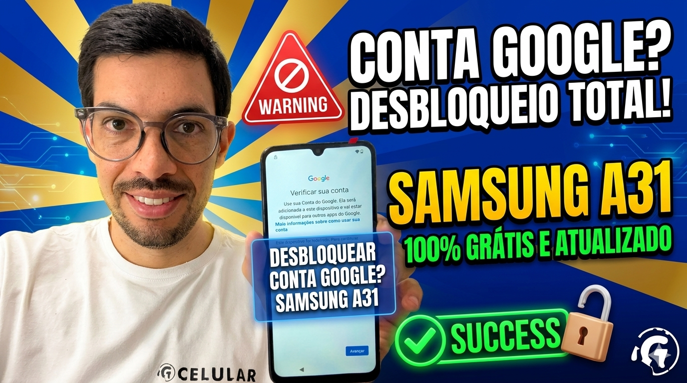 Como Remover Conta Google Samsung A31 atualizado