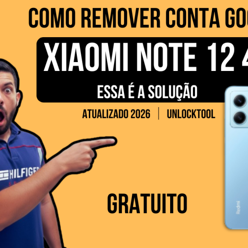 conta google xiaomi note 12 4g