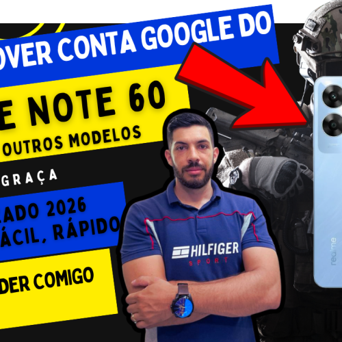 realme note 60 remover conta google frp