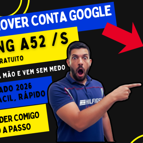 Como Remover Conta Google do Samsung A52 (FRP) Atualizado 2026 🔓 Passo a Passo sem Desmontar