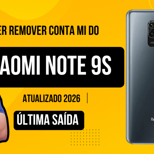 xiaomi note 9s conta mi