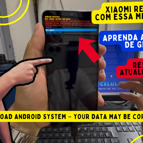 Como Resolver o Erro “Can’t Load Android System” no Redmi A3
