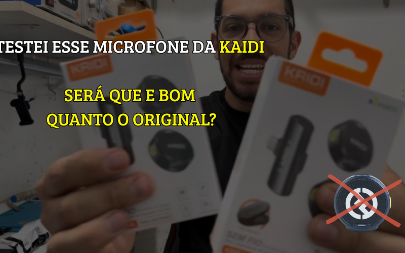 Review Microfone Kaidi – Imitação da Hollyland Vale a Pena?