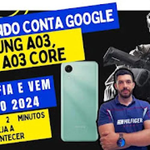 conta google samsung a03 core
