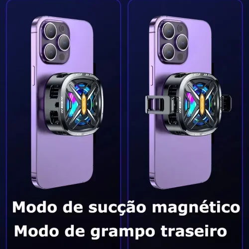 Cooler Magnético para Resfriamento de Smartphone