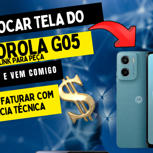 Como Trocar o Display do Motorola G05