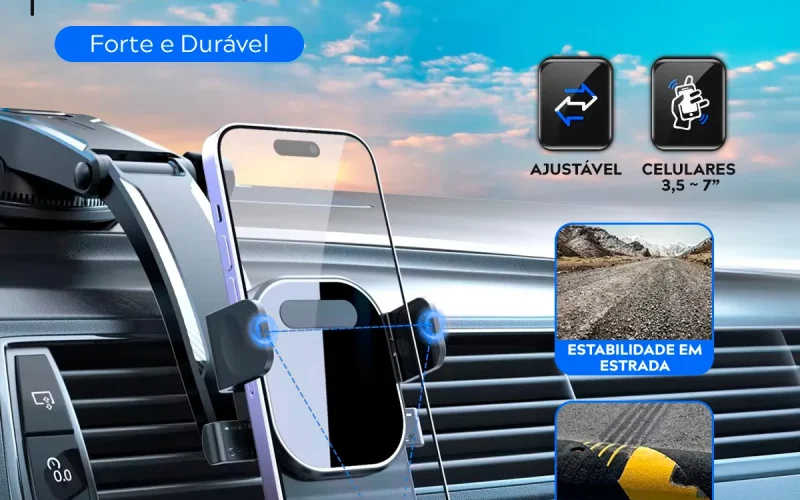 o melhor suporte de celular para carro 1