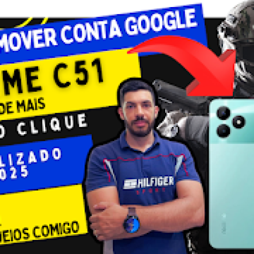 realme c51 remover conta google