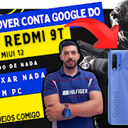 redmi 9t conta google