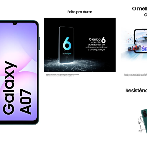 samsung a07 celular potente e barato da samsung 