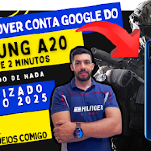 samsung a20 remover conta google